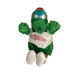 Phillie Phanatic Stuffed Animal Plush 17" Vintage 2002 MLB Phillies Mascot